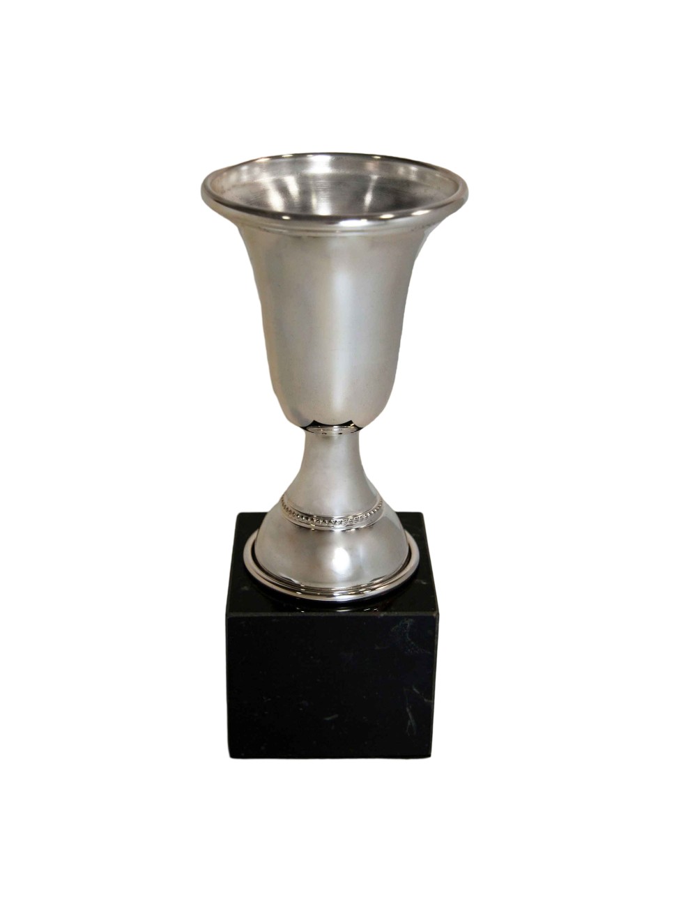 copa de metal con baño de plata de primera  ley 115/1