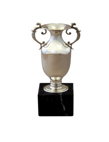 copa de metal con baño de plata de primera  ley 309/1