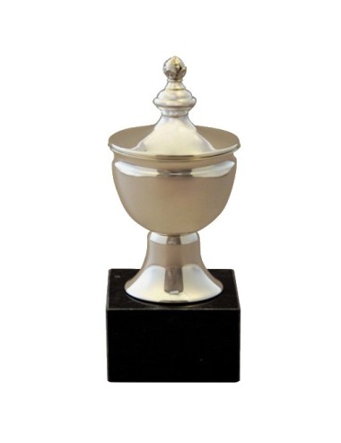 copa de metal con baño de plata de primera  ley 341/1