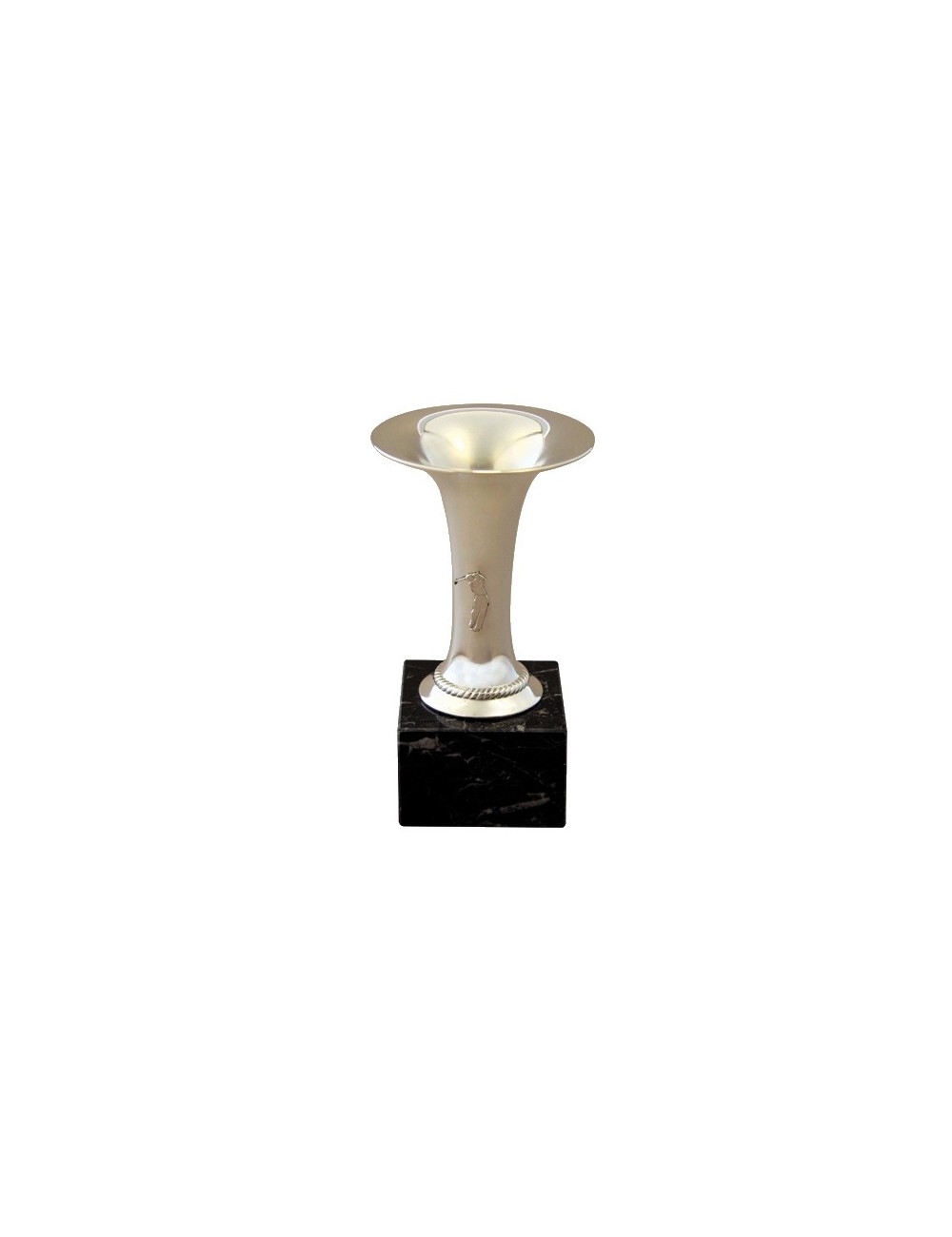 copa de metal con baño de plata de primera  ley 344G/1