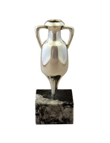 copa de metal con baño de plata de primera  ley 363/1