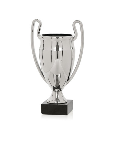 Copa Plateada de Abs metalizado sobre base mármol 42-2521