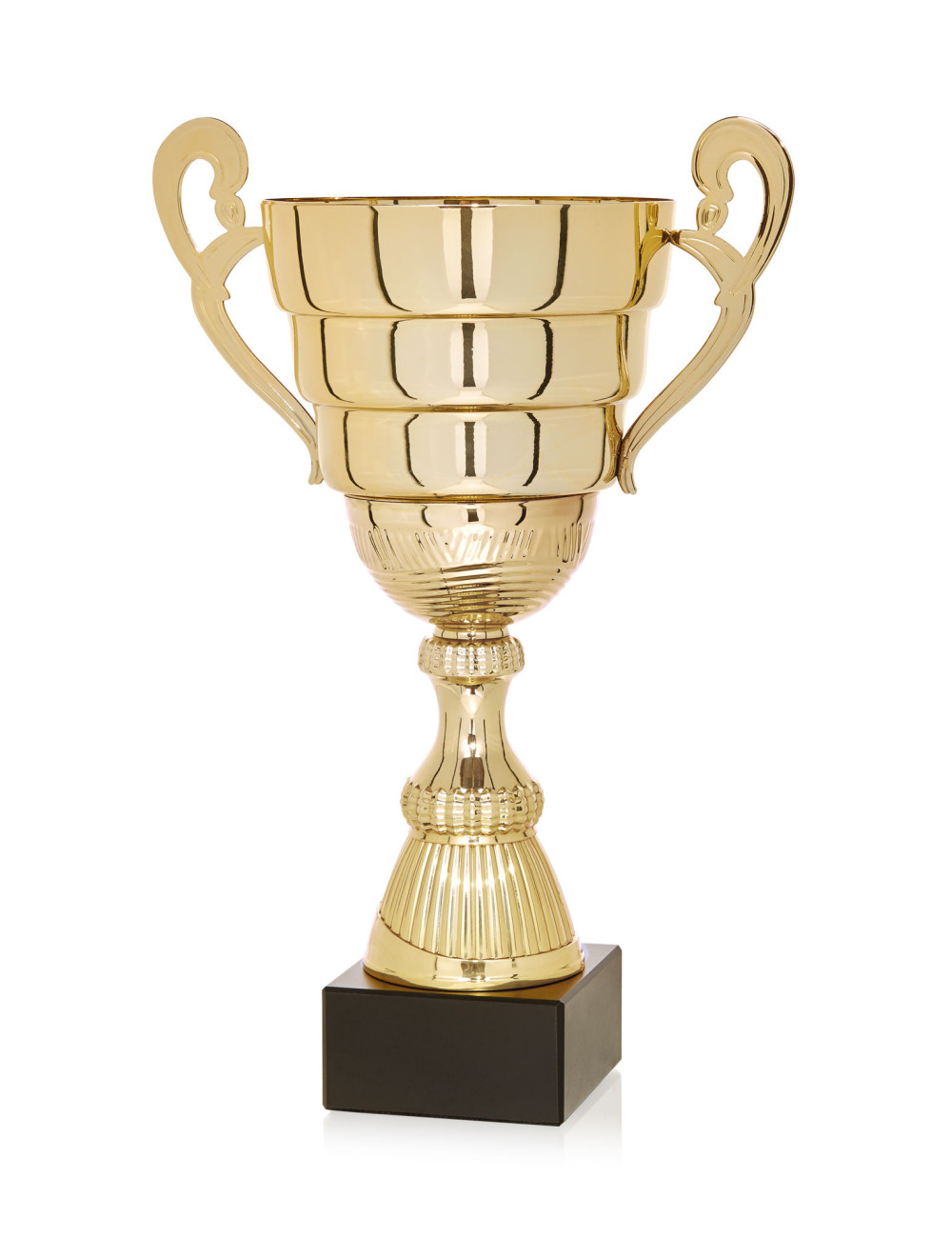 Copa Dorada de Abs metalizado sobre base mármol 88-7331