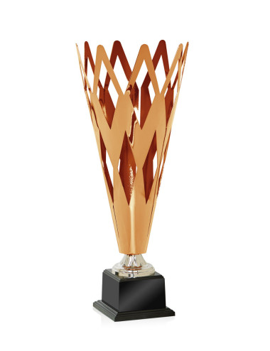 Copa de abs metalizado color cobre con base de black abs 98-6431