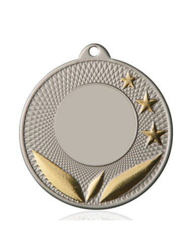 051L - Medalla de Hierro. 50mm. Oro, Plata, Cobre.