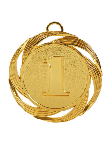 035C. Medalla de cinc de 70mm. Oro, Plata, Cobre.