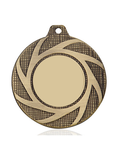 084L - Medalla de hierro de 50mm. Oro, Plata, Cobre, Bronce.