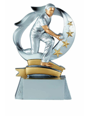 Trofeo de resina de Petanca 61411