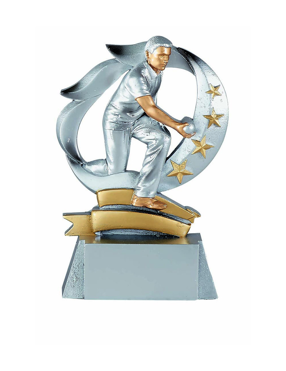 Trofeo de resina de Petanca 61411