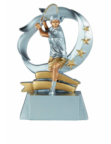 Trofeo de resina de Tenis 61412