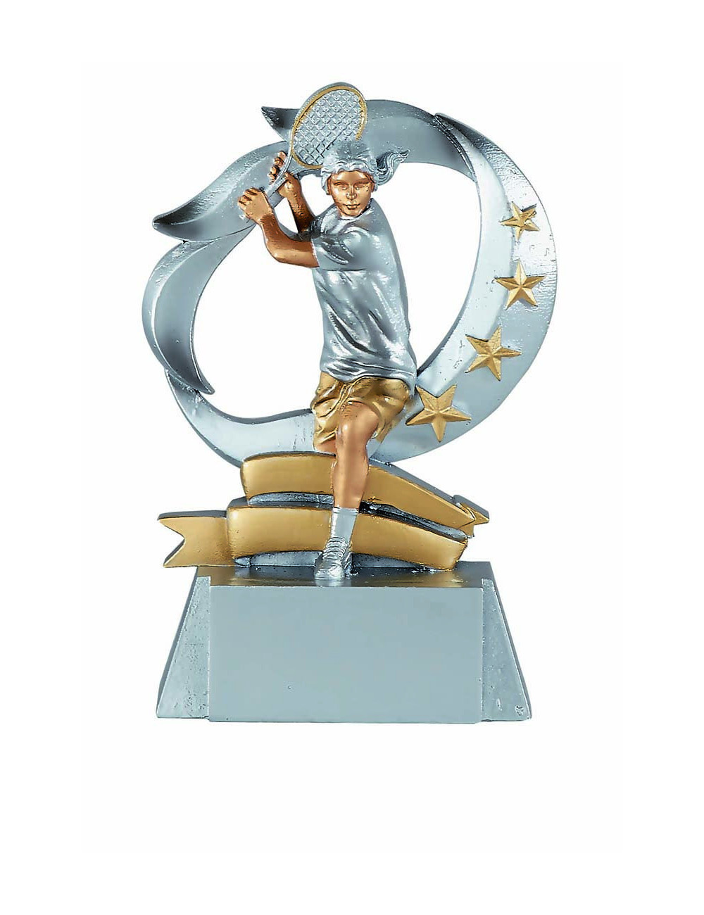 Trofeo de resina de Tenis 61412