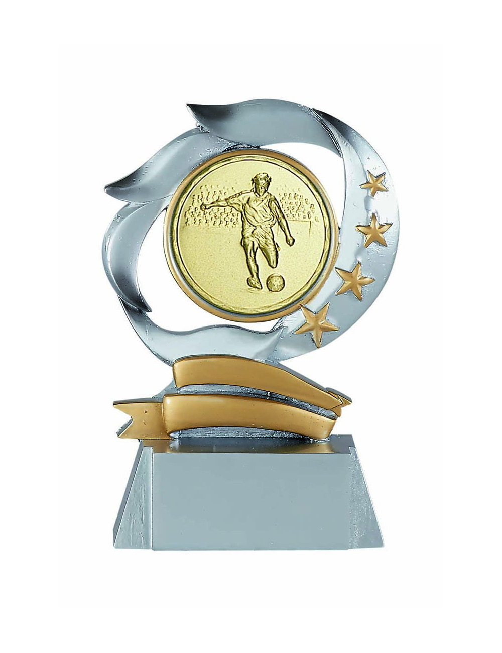 Trofeo de resina portadisco 61418