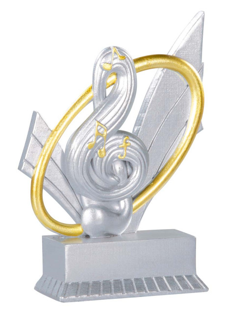Trofeo de resina de Música 31421