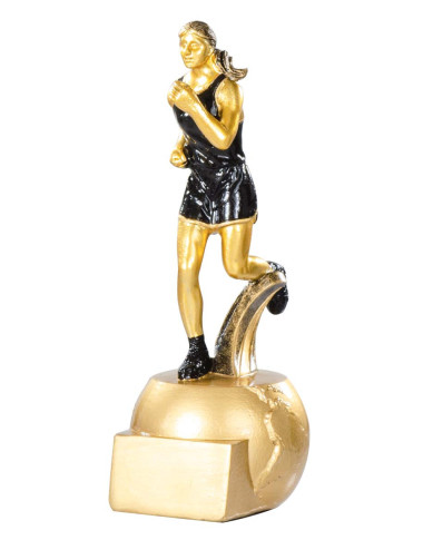 Trofeo de resina atletismo femenino 71507