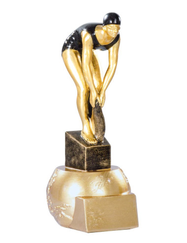 Trofeo de resina natación femenino 71519