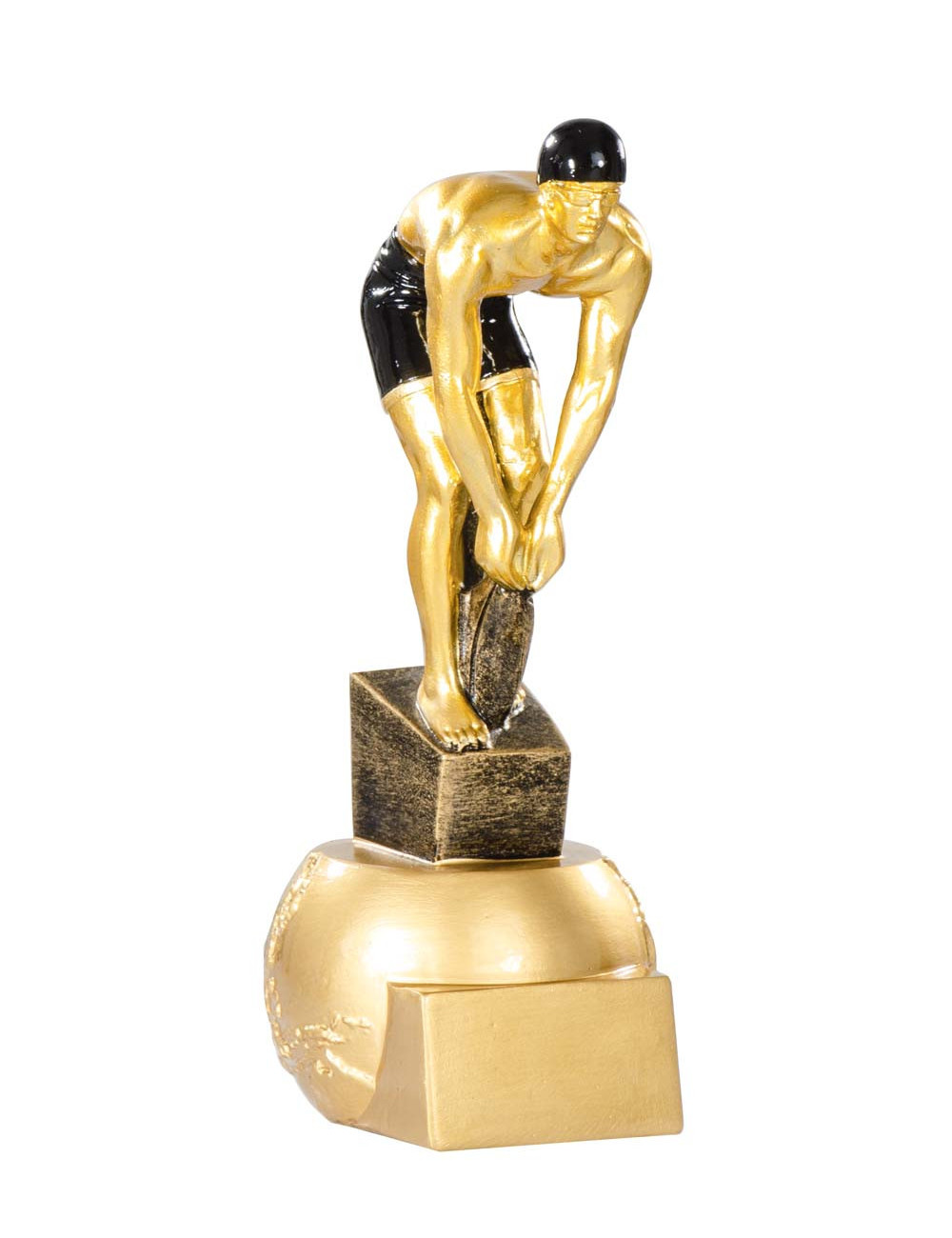 Trofeo de resina natación masculino 71520