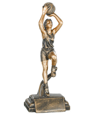 Trofeo de resina Baloncesto femenino 196/52513