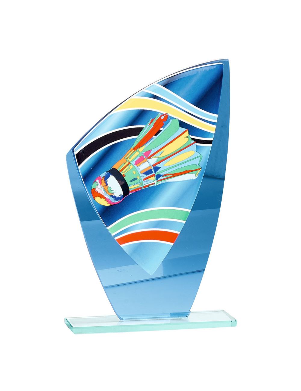 Trofeo de cristal Badminton 66201