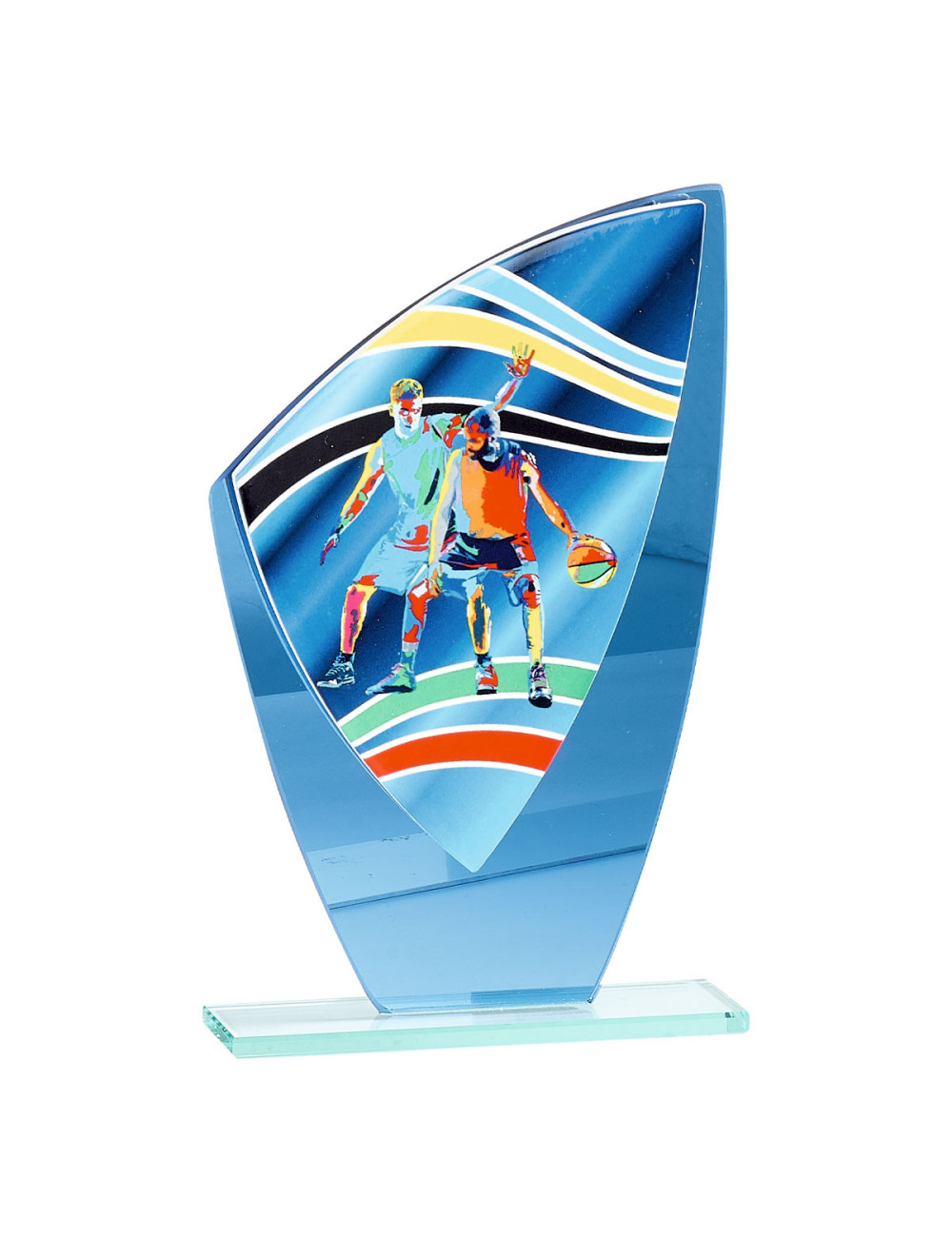 Trofeo de cristal Baloncesto 66202