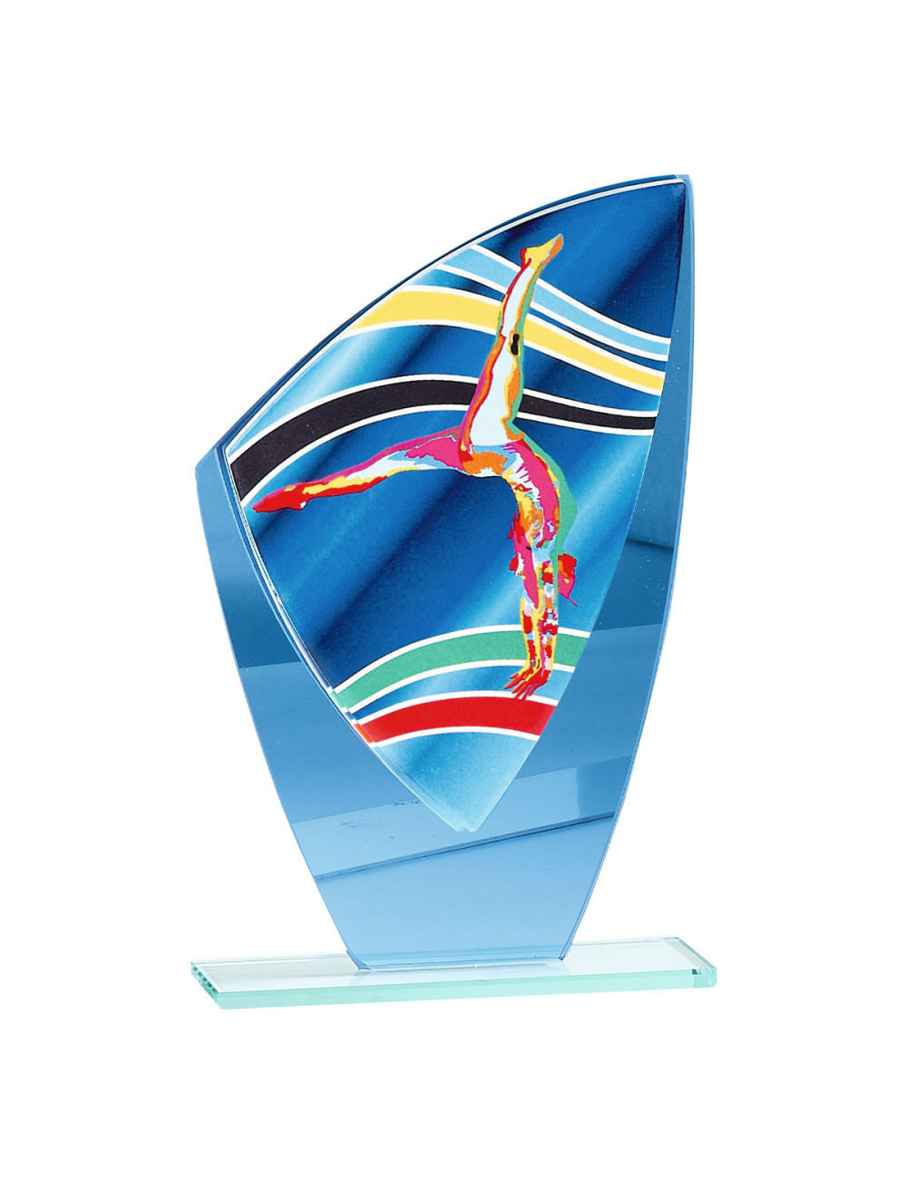 Trofeo de cristal Gimnasia 66207