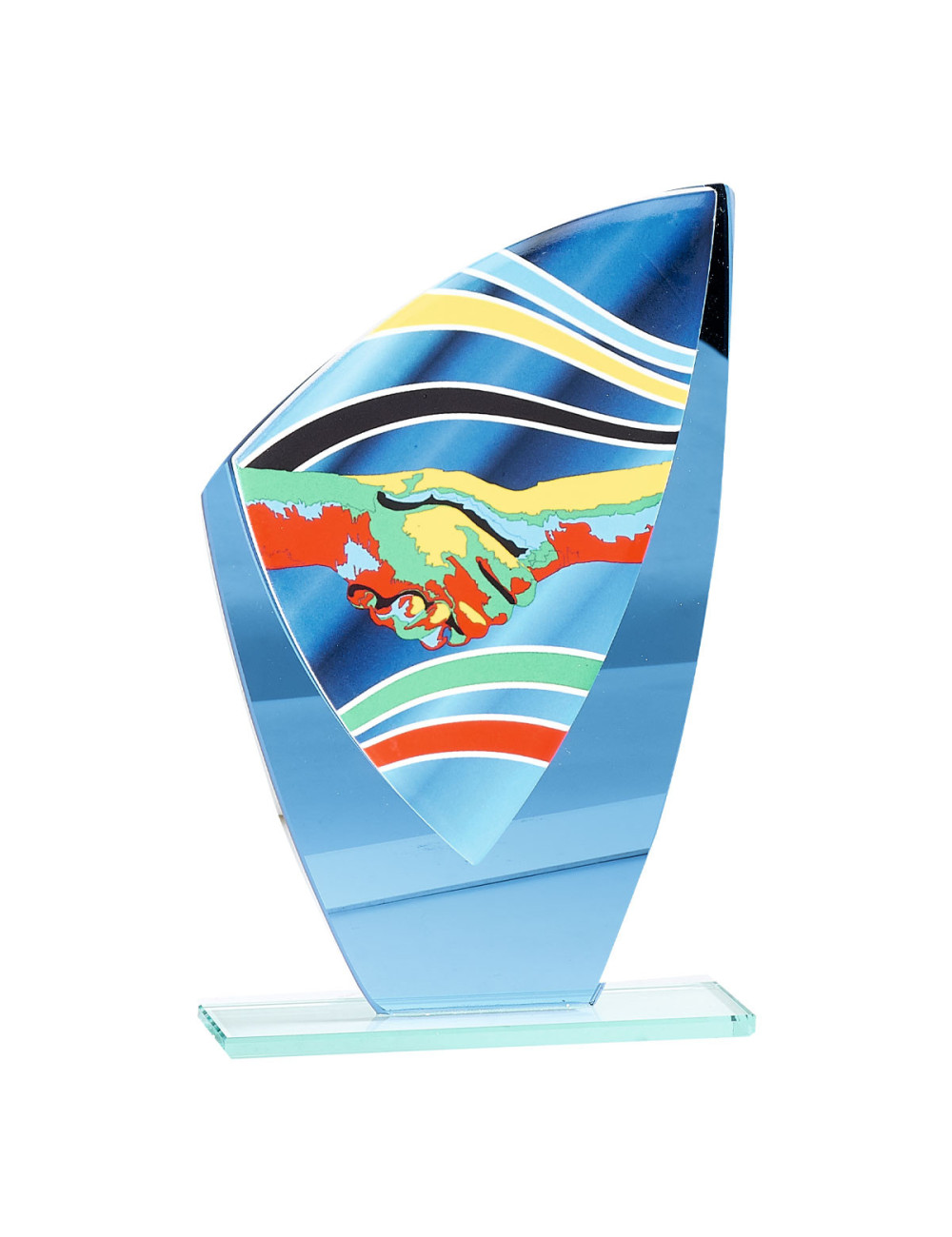 Trofeo de cristal Alegórico 66221