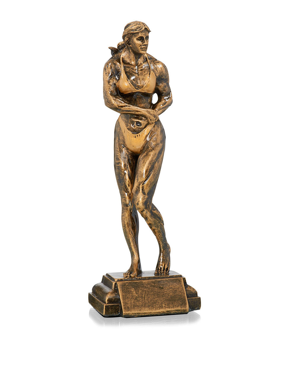Trofeo de resina Culturismo femenino 198/52702