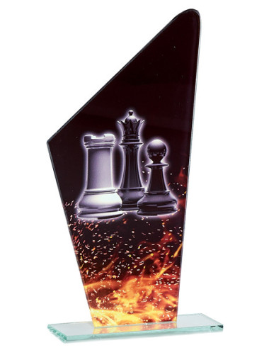 Trofeo de cristal Ajedrez 66108