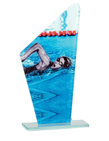 Trofeo de cristal Natación 66116