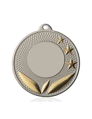 051L - Medalla de Hierro. 50mm. Oro, Plata, Cobre.