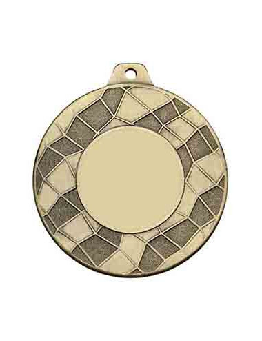 301L - Medalla de hierro de 50mm. Oro, Plata, Cobre, Bronce.