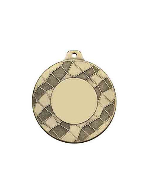 301L - Medalla de hierro de 50mm. Oro, Plata, Cobre, Bronce.