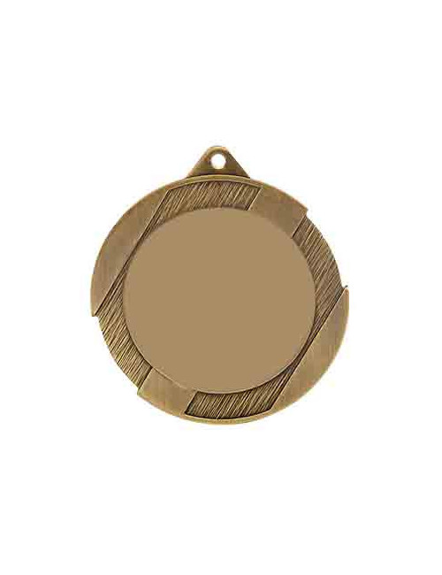 078C - Medalla de Hierro. 70mm. Oro, Plata, Cobre y Bronce.
