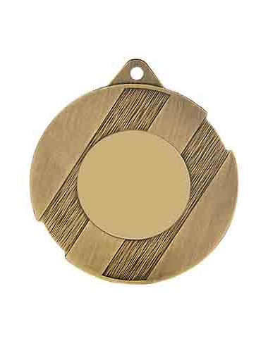 058L - Medalla de Hierro. 50mm. Oro, Plata, Cobre y Bronce.